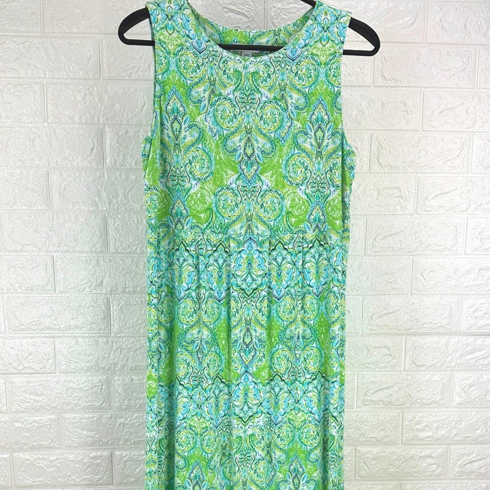 J JILL sleeveless maxi stretchy knit Size S petite